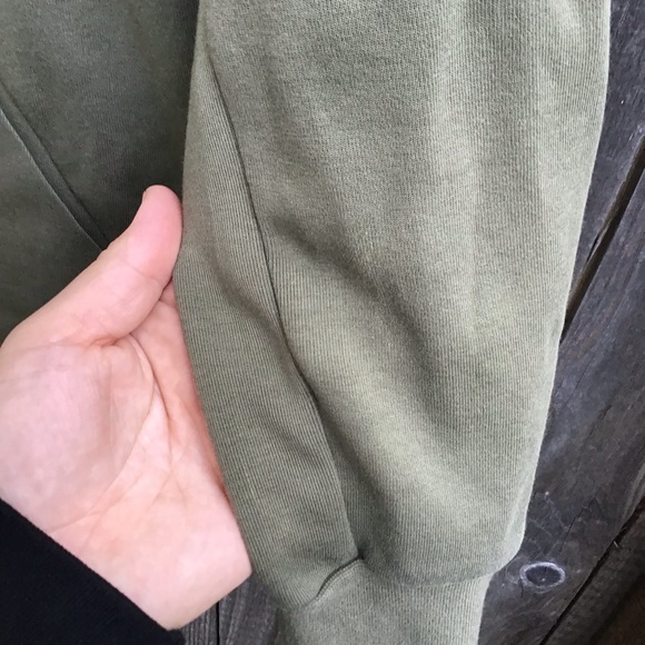 Nike sportswear tech fleece olive green hoodie sweater womens small - Picture 5 of 8